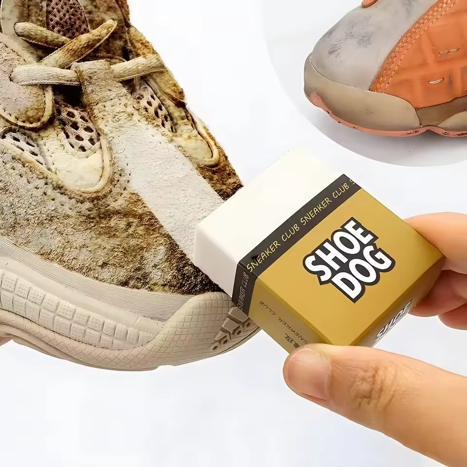 Sneaker Care Foam - ยางลบรองเท้าแบบพกพารองเท้า Shine กันน้ําทําความสะอาดหนังนิ่มหนังรองเท้าผ้าใบรองเท้าสีขาวขนาดเล็ก Decontamination Gum รองเท้าผ้าใบทําความสะอาด