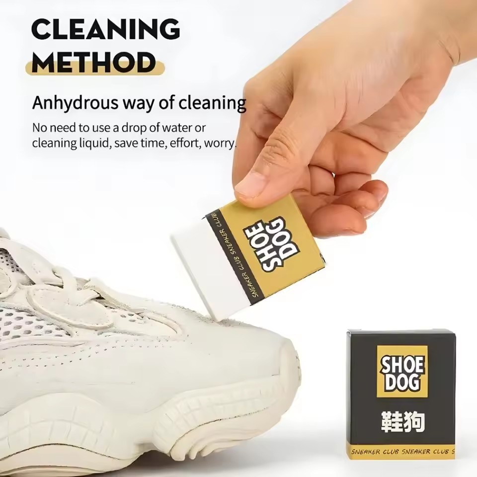 ยางลบรองเท้าแบบพกพารองเท้า Shi - Sneaker Care Foam บทวิจารณ์และราคา
