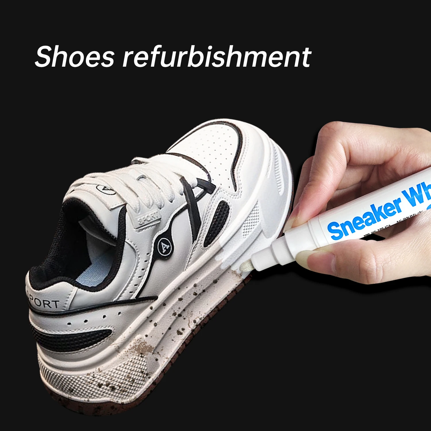 รองเท้าคราบกําจัดรองเท้าผ้าใบก - Sneaker Care Cleaning Kit บทวิจารณ์และราคา