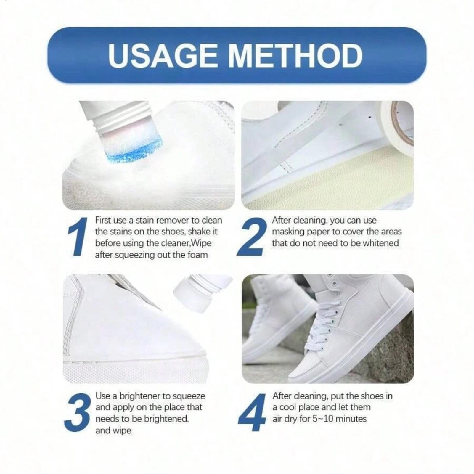 น้ำยาทำความสะอาดรองเท้าแบบไม่ต - Sneaker Care Cleaning Kit บทวิจารณ์และราคา